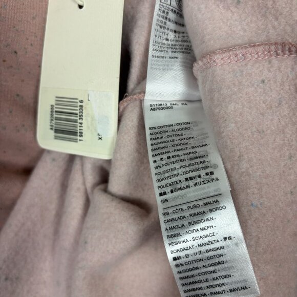 Levis Women's Pink Speckled Pullover Crewneck Sweatshirt Size Extra Small NWT's - Picture 7 of 8